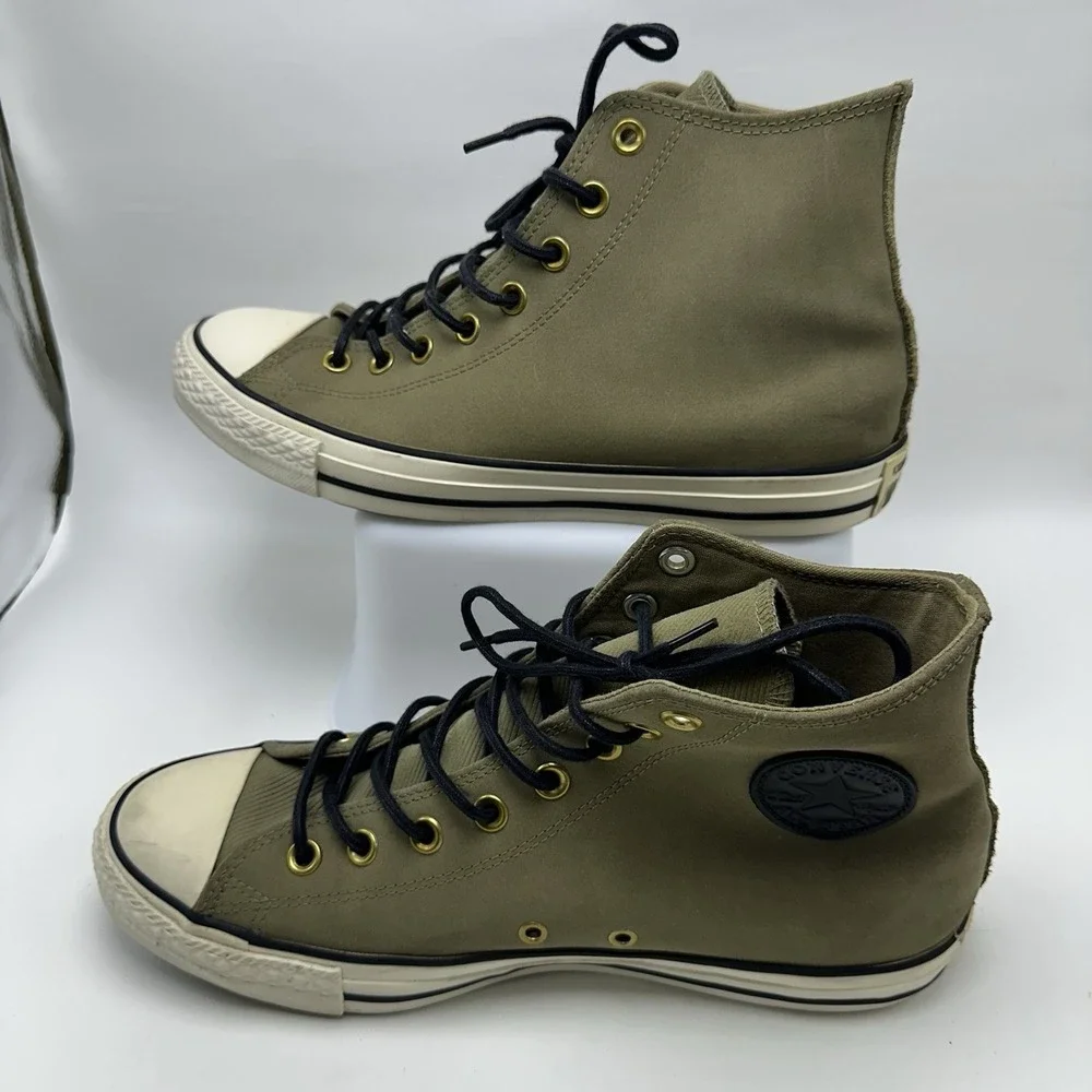 Converse Mens Chuck Taylor All Star High Top Jute Leather Brown Sz  9 153809C
